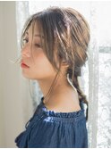 ☆月曜営業☆【ojiko.roji】大人可愛いゆる三つ編み