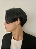 マッシュセンターパート　メンズカット