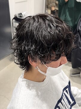 フィフス 名駅(fifth) 波巻きツイストスパイラルメンズウルフツーブロックメンズパーマ