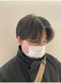 センターパートヘア◎