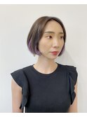 【下地　由美】インナーカラーボブ