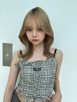 ロンド マーレ 天神大名店(Lond mare) ピンクブラウン/暖色カラー/カシスピンク/韓国ヘア/顔周りカット