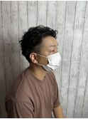 メンズ　ワイルドパーマ