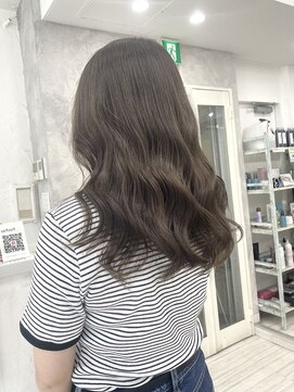 アジールヘア 東上野店(agir hair) 20代30代大人可愛いグレーベージュダブルカラー【上野】