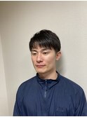 バック高めツーブロック