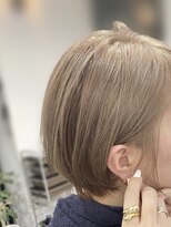 セジールへアメゾン(SAISIR HAIRMAISON)&nbsp;デザインカラー/レイヤーカット/ウェットヘア/オリーブベージュ