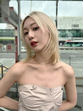 ヘアーサロン リアン 鴻巣店(hair salon Rien) 切りっぱなしボブxレイヤーカットx前髪なし20代3 0代40代 s04