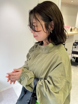 ハル 南平岸(HARU) ゆるっとウェーブのボブ♪/伸ばしかけ/パーマ風/ボブ