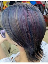 マリ美容室&nbsp;ブリーチオン10色カラー