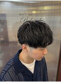 マッシュ　ナチュラル束感パーマ