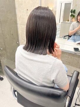 ノエ(noe) ホワイトグレージュ/デジタルパーマ/チェリーブラウン/栄h97