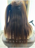 ◯縮毛矯正　髪質改善　美髪　艶々　サラサラ　ロングヘア