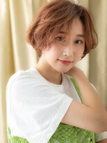 モッズヘア 上尾西口店(mod's hair) アプリコットオレンジひし形小顔フェザーショートY上尾10代20代