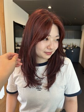 ビギ(BIGI) レイヤー ブリーチなしダブルカラー