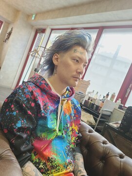 ヘアートランプ(hair trump) メッシュ◆ブルー◆シルバー