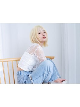 [新宿]イルミナ(リタッチ)+カット\7400/ケアデザインカラー\12500