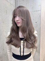 サンク 原宿 表参道(cinq) ダブルカラーハイトーンカラーピンクブラウンベージュカラー30代