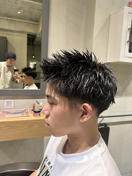 ハングアウト(Hangout) スパイキーショート/メンズ/黒髪/短髪
