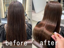 髪質改善・縮毛矯正・頭髪エイジングスパで髪本来の艶とハリを♪レイヤーカット・髪質改善・韓国