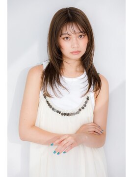 パノラ 下北沢(PANOLA) ミディアム　レイヤー　ウルフレイヤー　顔まわりレイヤー