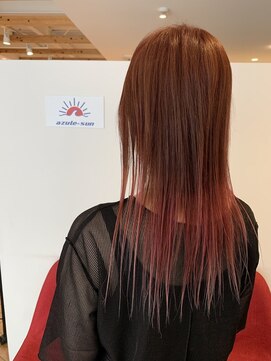 アズールサン 草加西口店(azule-sun) グラデーションカラー,ピンクカラー,ピンクベージュ【草加】