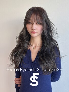 フサ(Fusa) オリーブグレージュ×韓国ヘア