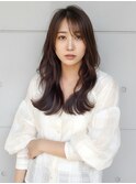 大人ロング×顔まわりレイヤー