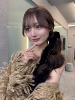 ボタン ハカタ(VOTAN hakata) 博多/顔周りカット/前髪/モテヘア/ブラウン