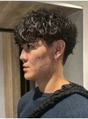 横浜シャドウパーマ緩めスパイラルパーマッシュ強め緩めウルフ
