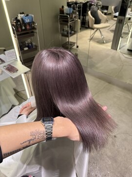 ジェム(GEM) 色落ちまで綺麗なラベンダーグレージュ