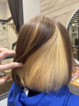ラスター(LUSTER) インナーカラー×イエロー