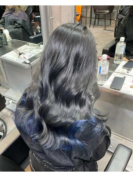 インク 渋谷(INK.) ミルクティーブロンドニュアンスウルフワンホンレイヤー渋谷