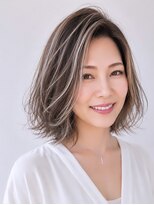ユウ 香久山店(U) 【UHair】ヘルシーデザインハイライトボブ★20代/30代/40代/50代
