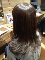 カシュカシュヘア(Cache-Cache hair)&nbsp;秋色チェスナットブラウン～愛のコテを添えて～