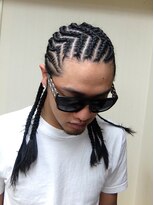 エクステ専門店ミキ 横浜店(MIKI) イケメン☆デザインコーンロウ全頭♪