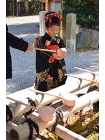 ファイブヘアーブティック(FIVE HairBoutique)&nbsp;着付けもバッチリ日本髮で七五三