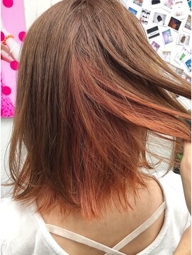 ノラ シンディ(NORA CYNDY) ブラウン×オレンジインナーカラー☆