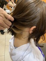 ヘアーアンドメイク エクリ 不動前店(Hair&Make equri)&nbsp;ハイライトこっそりインナーカラー★