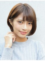 ヘアーギャラリー エムツー 北浅井店 ヘアーギャラリーM・2 耳にかけた上品ボブ