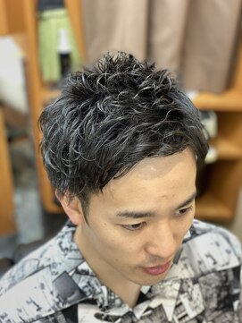 ヒロギンザ 御茶ノ水店(HIRO GINZA) ツーブロック×アップバングショートスタイル