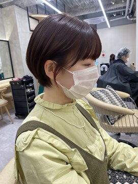 ロンドプロフィール 浦和(Lond profil) 中川陽南子【ピンクブラウン/マッシュショート/丸みショート】