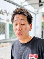 フジヤマ バーバー ショップ(FUJIYAMA BARBER SHOP)&nbsp;七三オールバックツイストパーマコンマヘア