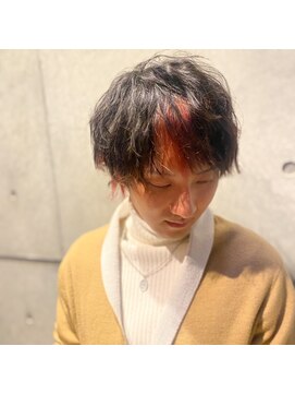 アイズ 海老名(AIZU) フェイスフレーミングメンズカラー韓国風カラーメンズマッシュ