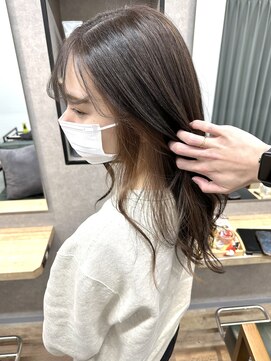 リベストバイジェービー 稲毛(li best. byjb) グレージュカラー/ボブウルフ/黒髪/ココアベージュ[稲毛/稲毛駅]