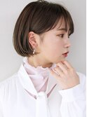 内巻き シンプル ミニボブ ボブ 伸ばしかけボブ 青山