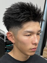 イーラ(era)&nbsp;スパイキーショートツーブロック刈り上げフェード