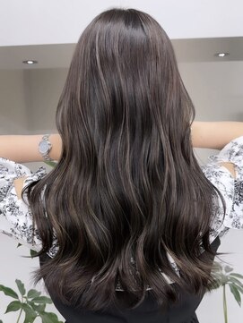 ジルブラン(JIL BLAN) ハイライトバレイヤージュダブルカラー20代30代40代グレージュ