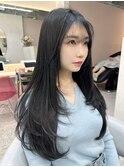 レイヤーカット/レイヤー/顔まわりカット/韓国ヘア/韓国/新宿