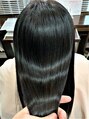美容室もぜか堂&nbsp;ストレートにしながら滑らか×ツヤツヤ質感にしてくれます。