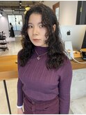 【 sayaca 】前髪長めパーマ